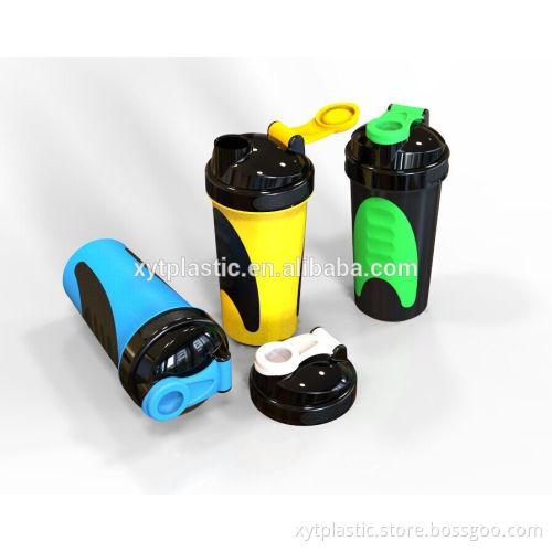 EXCELLENT shaker bottle with/without grip for your option, sport water cup for gym center